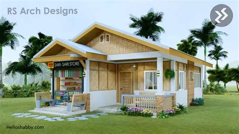 Modish Amakan House with Store/Tindahan Design (7 x 11 M).